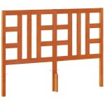 Vidaxl tte de lit cire marron 150 cm bois massif de pin