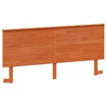 Vidaxl tte de lit cire marron 180 cm bois massif de pin