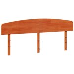 Vidaxl t�te de lit cire marron 180 cm bois massif de pin