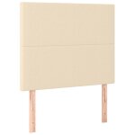 Vidaxl t�te de lit cr�me 100x5x118 / 128 cm tissu