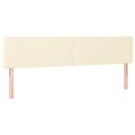 Vidaxl t�tes de lit cr�me 180x5x78 / 88 cm similicuir
