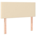 Vidaxl tte de lit crme 80x5x78 / 88 cm tissu