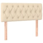 Vidaxl t�te de lit cr�me 90x7x78 / 88 cm tissu