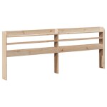 Vidaxl t�te de lit avec �tag�res 200 cm bois massif de pin