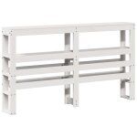 Vidaxl tête de lit avec étagères blanc 135 cm bois massif de pin Vidaxl tête de lit avec étagères blanc 135 cm bois massif de pin