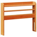 Vidaxl tête de lit avec étagères marron cire 75 cm bois massif de pin Vidaxl tête de lit avec étagères marron cire 75 cm bois massif de pin