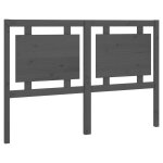 Vidaxl tte de lit gris 145, 5x4x100 cm bois massif de pin