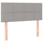 Vidaxl tte de lit gris clair 80x5x78 / 88 cm tissu