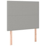 Vidaxl t�te de lit gris clair 90x5x118 / 128 cm tissu