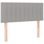 Vidaxl tête de lit gris clair 90x5x78 / 88 cm tissu Vidaxl tête de lit gris clair 90x5x78 / 88 cm tissu
