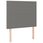 Vidaxl t�te de lit gris fonc� 100x5x118 / 128 cm tissu