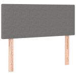 Vidaxl t�te de lit gris fonc� 100x5x78 / 88 cm tissu