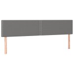 Vidaxl t�tes de lit gris fonc� 180x5x78 / 88 cm tissu