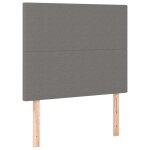 Vidaxl t�te de lit gris fonc� 80x5x118 / 128 cm tissu