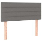 Vidaxl t�te de lit gris fonc� 80x5x78 / 88 cm tissu