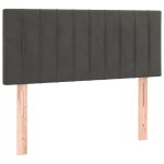 Vidaxl tête de lit gris foncé 90x5x78 / 88 cm velours Vidaxl tête de lit gris foncé 90x5x78 / 88 cm velours