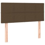 Vidaxl t�te de lit marron fonc� 80x5x78 / 88 cm tissu