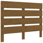 Vidaxl t�te de lit marron miel 100x3x80 cm bois massif de pin