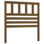 Vidaxl t�te de lit marron miel 106x4x100 cm bois massif de pin