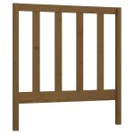 Vidaxl tte de lit marron miel 106x4x100 cm bois massif de pin