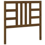 Vidaxl t�te de lit marron miel 106x4x100 cm bois massif de pin