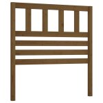 Vidaxl tte de lit marron miel 106x4x100 cm bois massif de pin