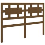 Vidaxl tte de lit marron miel 125, 5x4x100 cm bois massif de pin