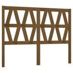 Vidaxl t�te de lit marron miel 126x4x100 cm bois massif de pin