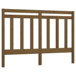 Vidaxl t�te de lit marron miel 141x4x100 cm bois massif de pin