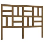 Vidaxl tte de lit marron miel 141x4x104 cm bois massif de pin