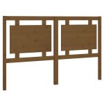 Vidaxl t�te de lit marron miel 155, 5x4x100 cm bois massif de pin