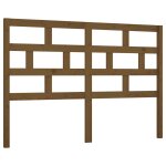 Vidaxl t�te de lit marron miel 166x4x100 cm bois massif de pin