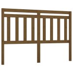 Vidaxl t�te de lit marron miel 166x4x100 cm bois massif de pin