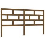 Vidaxl tte de lit marron miel 186x4x100 cm bois massif de pin