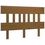 Vidaxl t�te de lit marron miel 203, 5x3x81 cm bois massif de pin