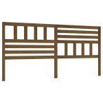 Vidaxl t�te de lit marron miel 206x4x100 cm bois massif de pin