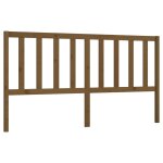 Vidaxl t�te de lit marron miel 206x4x100 cm bois massif de pin