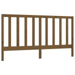Vidaxl t�te de lit marron miel 206x4x100 cm bois massif de pin