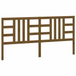Vidaxl t�te de lit marron miel 206x4x100 cm bois massif de pin