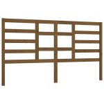Vidaxl tte de lit marron miel 206x4x104 cm bois massif de pin