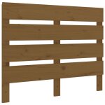 Vidaxl t�te de lit marron miel 75x3x80 cm bois massif de pin
