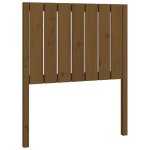 Vidaxl t�te de lit marron miel 80, 5x4x100 cm bois massif de pin
