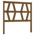 Vidaxl t�te de lit marron miel 81x4x100 cm bois massif de pin