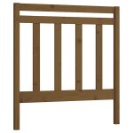 Vidaxl t�te de lit marron miel 95x4x100 cm bois massif de pin