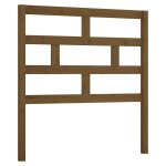 Vidaxl t�te de lit marron miel 96x4x100 cm bois massif de pin