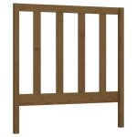 Vidaxl t�te de lit marron miel 96x4x100 cm bois massif de pin