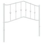 Vidaxl t�te de lit de remplacement m�tal blanc 100 cm