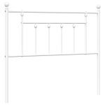 Vidaxl t�te de lit de remplacement m�tal blanc 100 cm