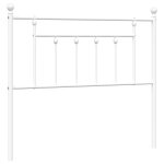 Vidaxl t�te de lit de remplacement m�tal blanc 100 cm