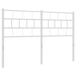 Vidaxl tête de lit métal blanc 120 cm Vidaxl tête de lit métal blanc 120 cm